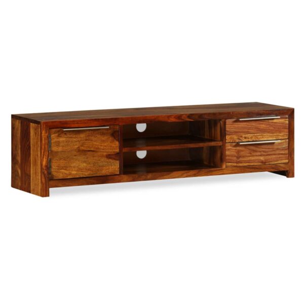 vidaXL TV Stand Solid Wood Sheesham 47.2"x11.8"x11.8" - Image 10