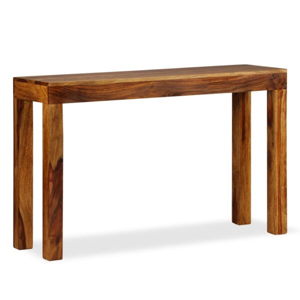 vidaXL Console Table Solid Sheesham Wood 47.2"x13.8"x29.5" - Image 11