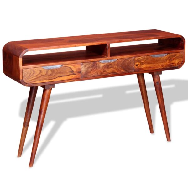 vidaXL Console Table Solid Sheesham Wood 47.2"x11.8"x29.5" - Image 4