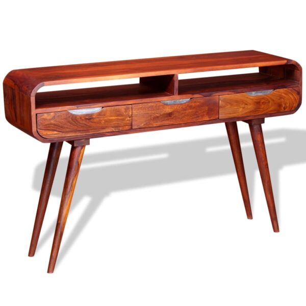 vidaXL Console Table Solid Sheesham Wood 47.2"x11.8"x29.5" - Image 5