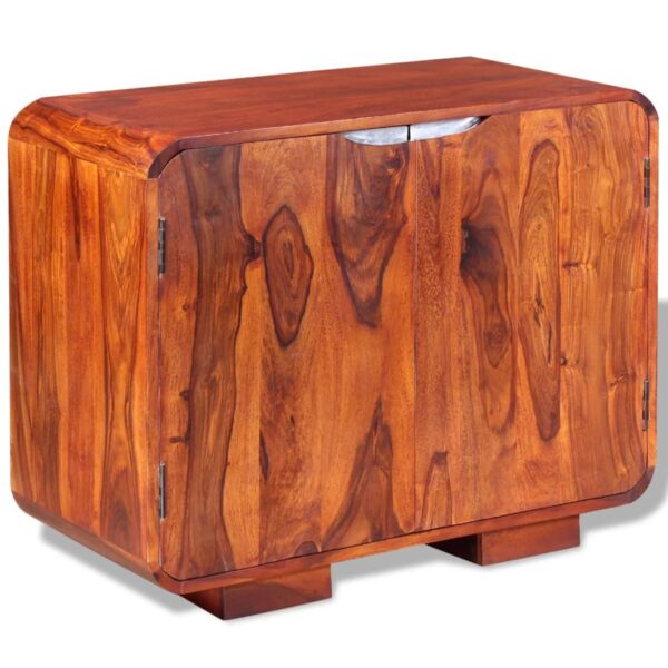 vidaXL Sideboard Solid Sheesham Wood 29.5"x13.8"x23.6" - Image 3