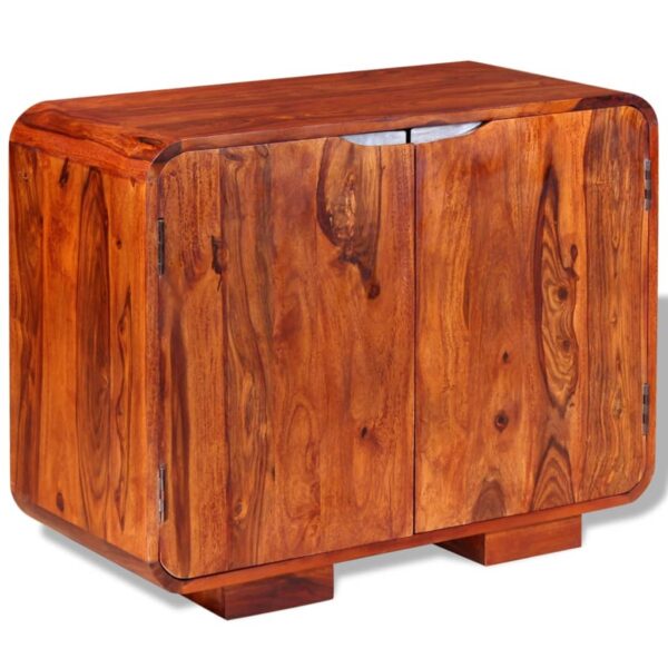 vidaXL Sideboard Solid Sheesham Wood 29.5"x13.8"x23.6" - Image 4