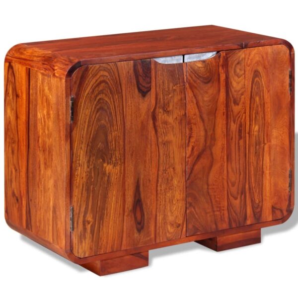 vidaXL Sideboard Solid Sheesham Wood 29.5"x13.8"x23.6" - Image 5