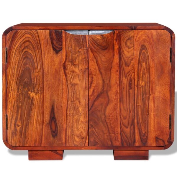 vidaXL Sideboard Solid Sheesham Wood 29.5"x13.8"x23.6" - Image 7