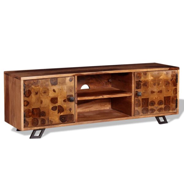 vidaXL TV Stand Solid Wood Sheesham 47.2"x11.8"x15.7"