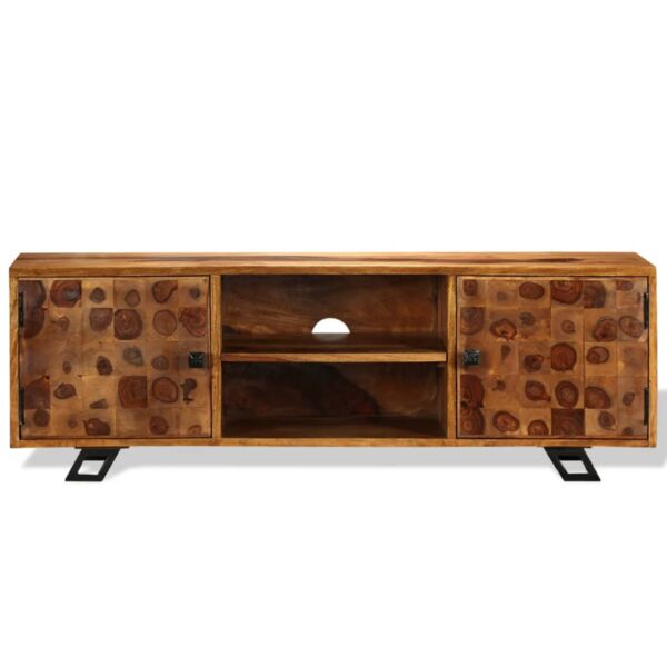 vidaXL TV Stand Solid Wood Sheesham 47.2"x11.8"x15.7" - Image 7