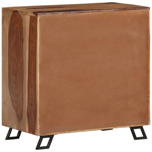 vidaXL Sideboard Solid Sheesham Wood 25.6"x13.8"x25.6" - Image 3