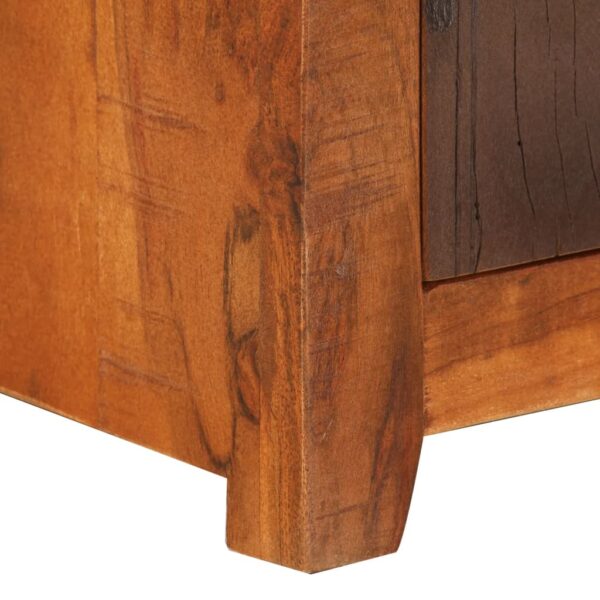 vidaXL Nightstand Solid Acacia Reclaimed Wood - Image 11