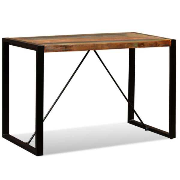 vidaXL Dining Table Solid Reclaimed Wood 47.2" - Image 2