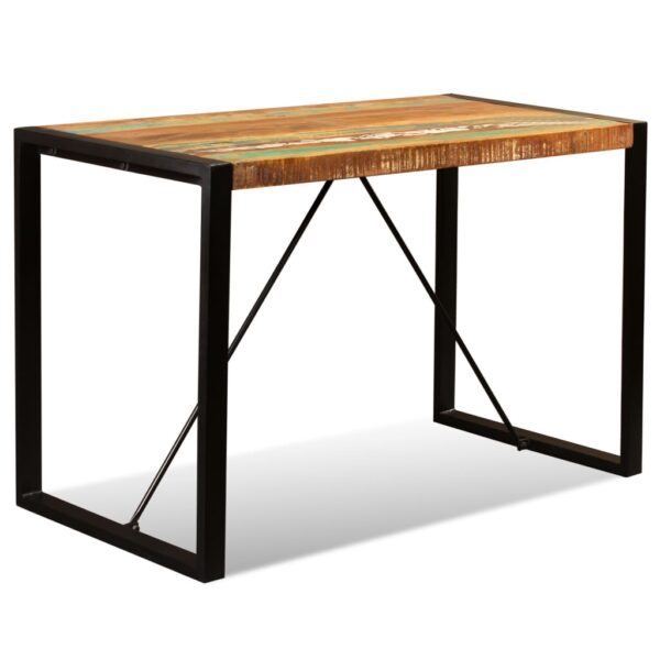 vidaXL Dining Table Solid Reclaimed Wood 47.2" - Image 6