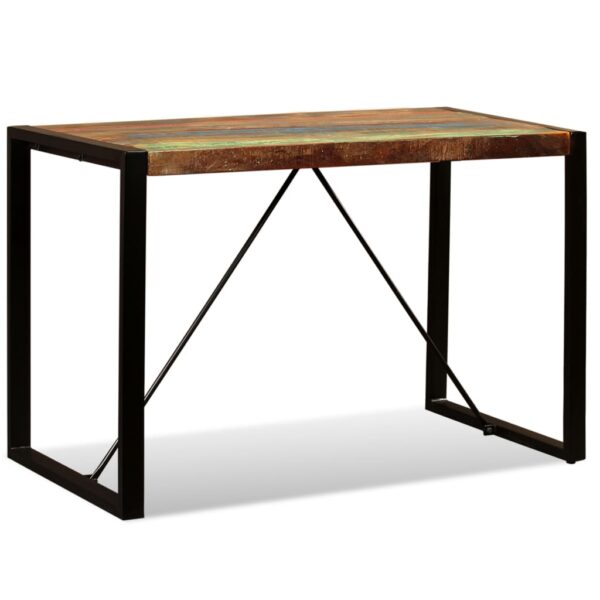 vidaXL Dining Table Solid Reclaimed Wood 47.2" - Image 8