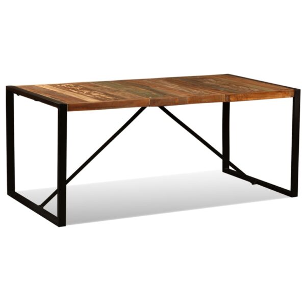 vidaXL Dining Table Solid Reclaimed Wood 70.9" - Image 2