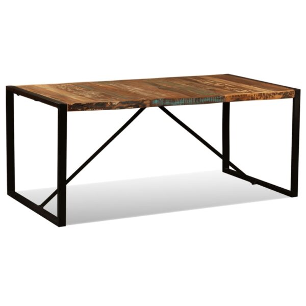 vidaXL Dining Table Solid Reclaimed Wood 70.9" - Image 3