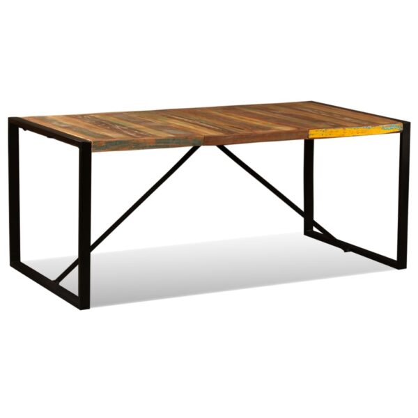 vidaXL Dining Table Solid Reclaimed Wood 70.9" - Image 4