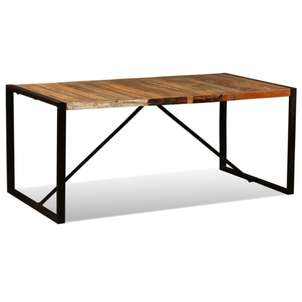 vidaXL Dining Table Solid Reclaimed Wood 70.9" - Image 5