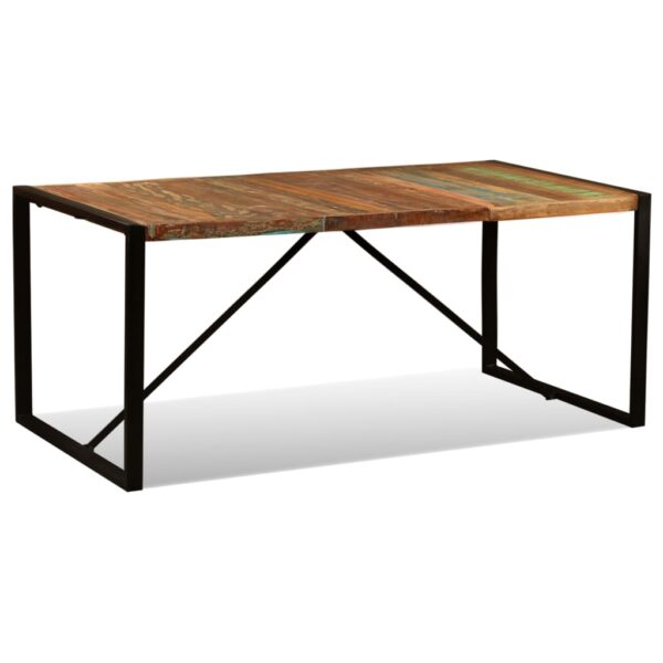 vidaXL Dining Table Solid Reclaimed Wood 70.9" - Image 6