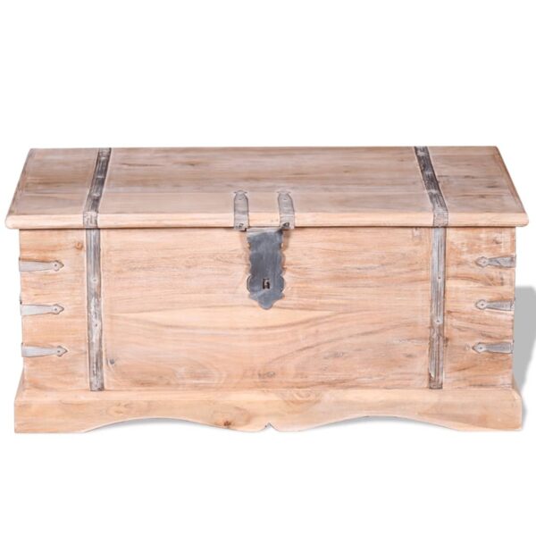 vidaXL Storage Chest Acacia Wood - Image 2