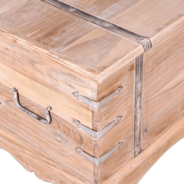 vidaXL Storage Chest Acacia Wood - Image 4