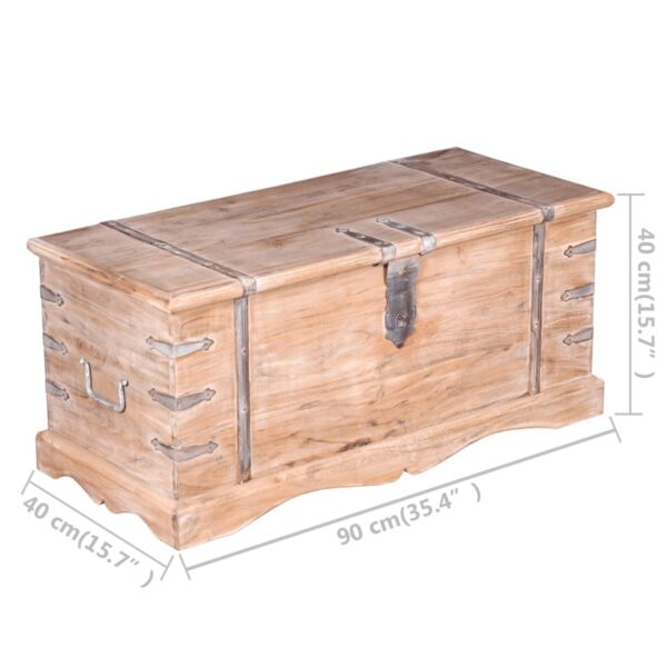 vidaXL Storage Chest Acacia Wood - Image 5