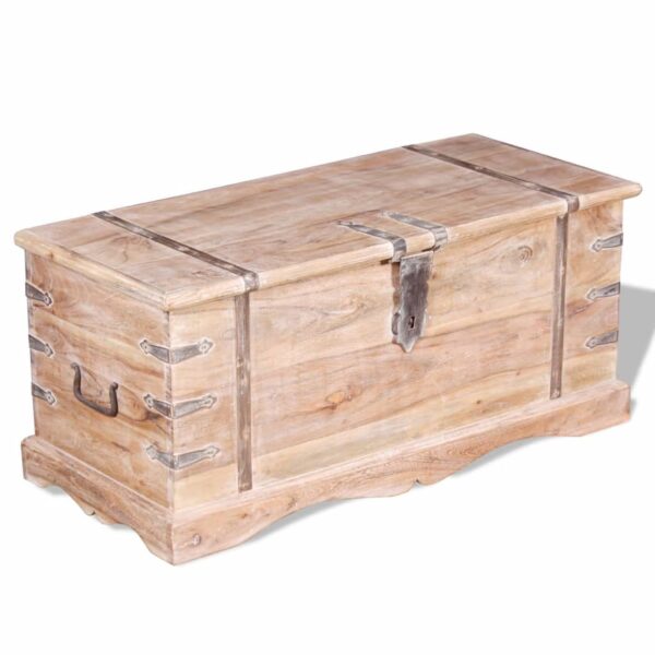 vidaXL Storage Chest Acacia Wood - Image 7