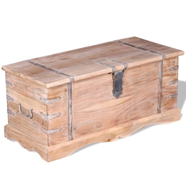 vidaXL Storage Chest Acacia Wood - Image 9