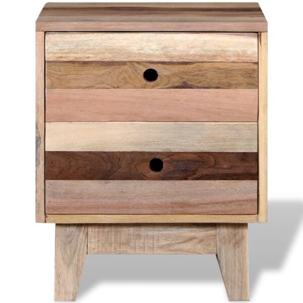 vidaXL Bedside Cabinet Solid Reclaimed Wood - Image 6