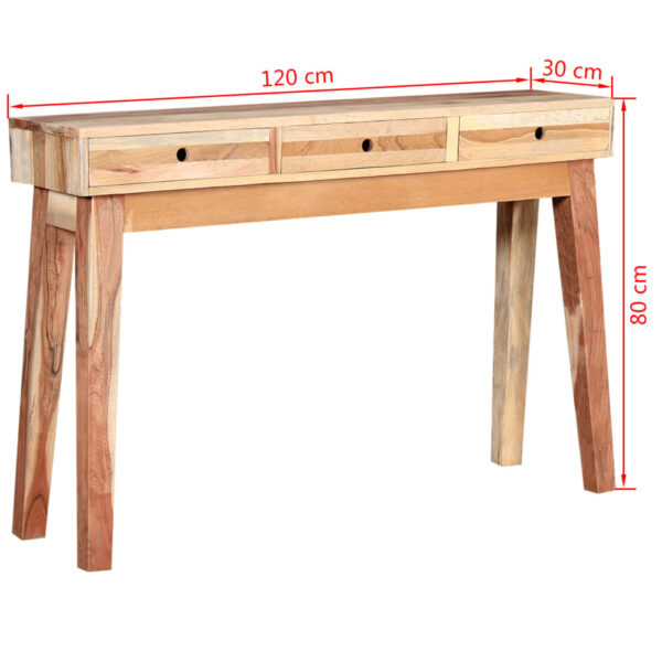 vidaXL Console Table Solid Reclaimed Wood - Image 8