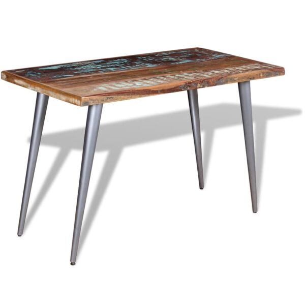 vidaXL Dining Table Solid Reclaimed Wood 47.2"x23.6"x30" - Image 2