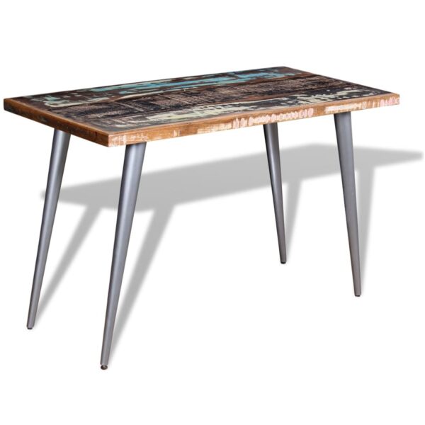 vidaXL Dining Table Solid Reclaimed Wood 47.2"x23.6"x30" - Image 3