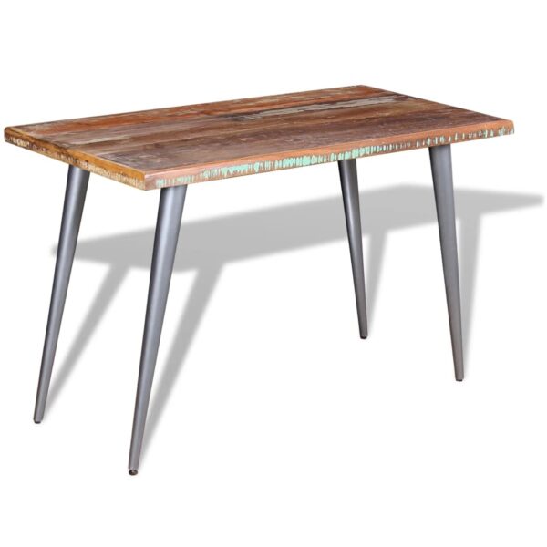 vidaXL Dining Table Solid Reclaimed Wood 47.2"x23.6"x30" - Image 5