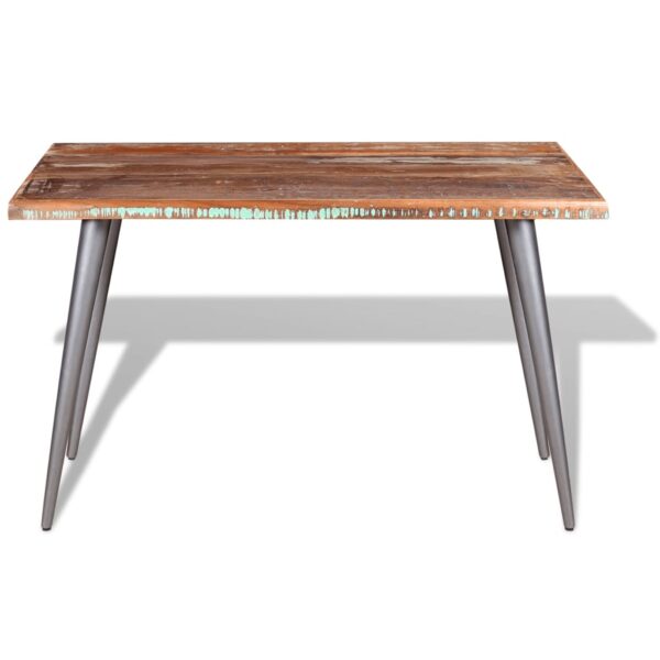 vidaXL Dining Table Solid Reclaimed Wood 47.2"x23.6"x30" - Image 6