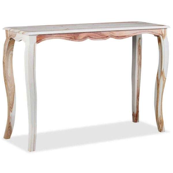 vidaXL Console Table Solid Sheesham Wood 43.3"x15.7"x29.9"