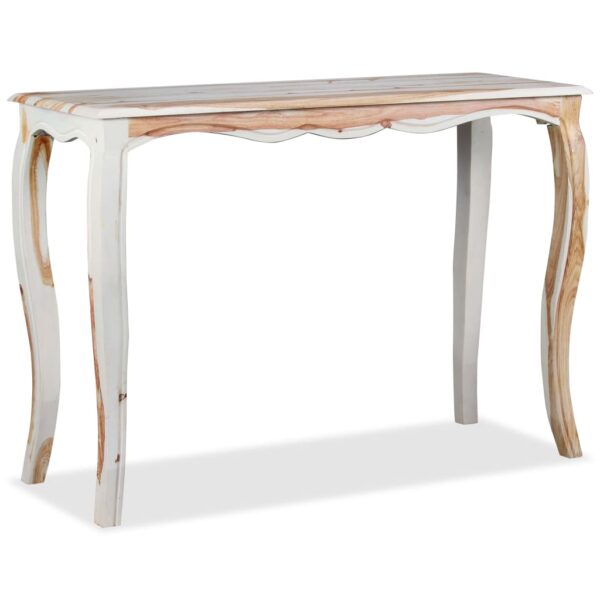 vidaXL Console Table Solid Sheesham Wood 43.3"x15.7"x29.9" - Image 2