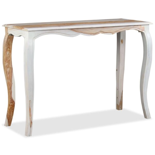 vidaXL Console Table Solid Sheesham Wood 43.3"x15.7"x29.9" - Image 3