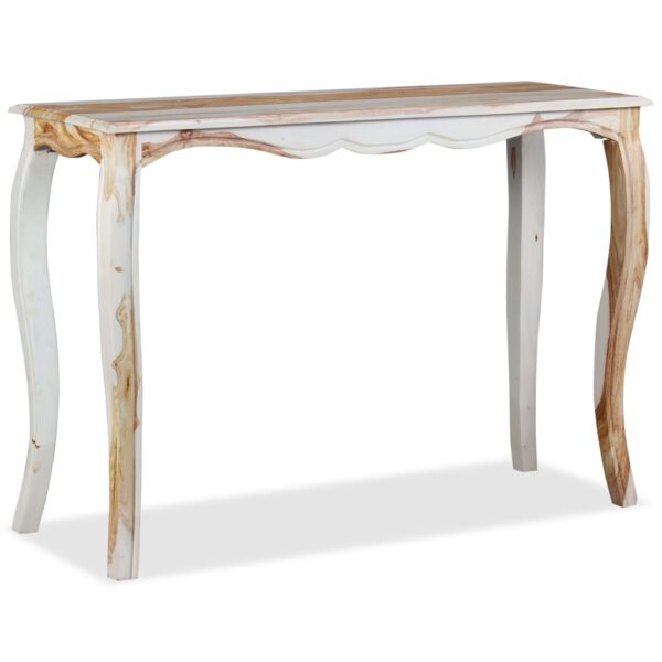 vidaXL Console Table Solid Sheesham Wood 43.3"x15.7"x29.9" - Image 4