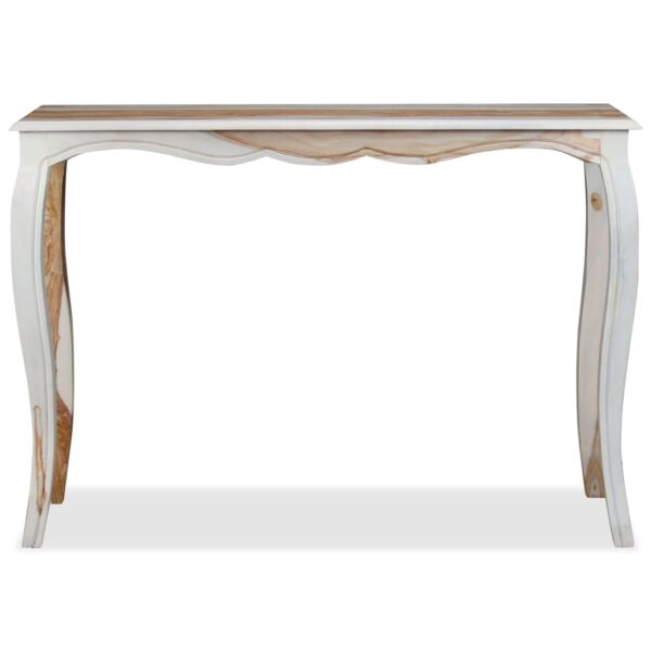 vidaXL Console Table Solid Sheesham Wood 43.3"x15.7"x29.9" - Image 6