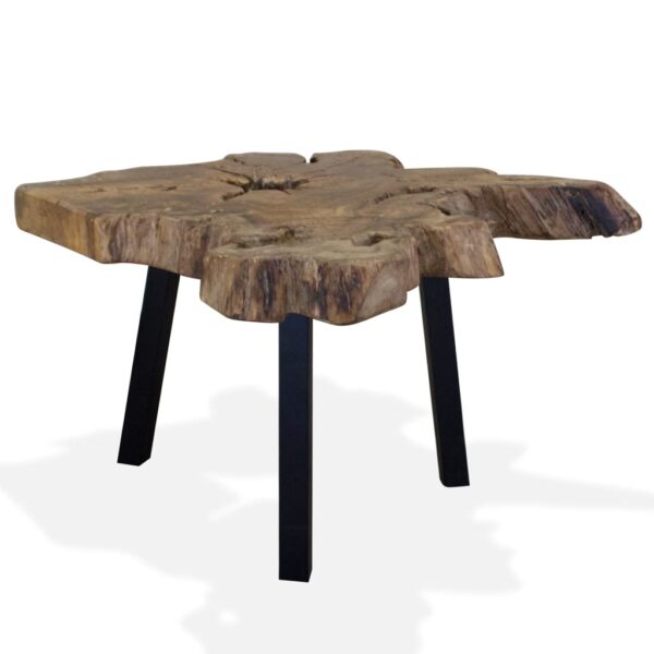 vidaXL Coffee Table Genuine Teak 31.4"x27.5"x14.9" - Image 2