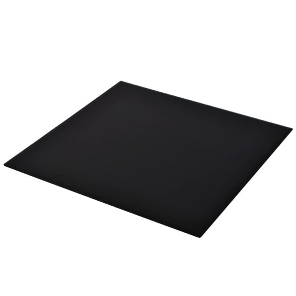 vidaXL Table Top Tempered Glass Square 27.6"x27.6" - Image 2