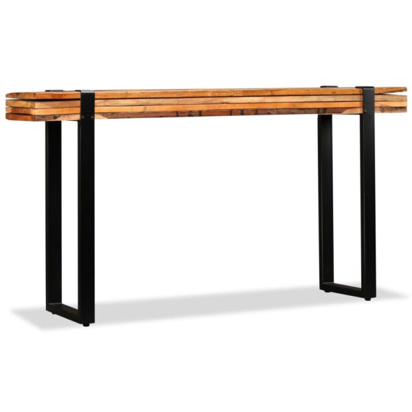 vidaXL Console Table Solid Reclaimed Wood Adjustable - Image 5