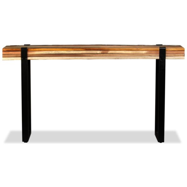 vidaXL Console Table Solid Reclaimed Wood Adjustable - Image 7