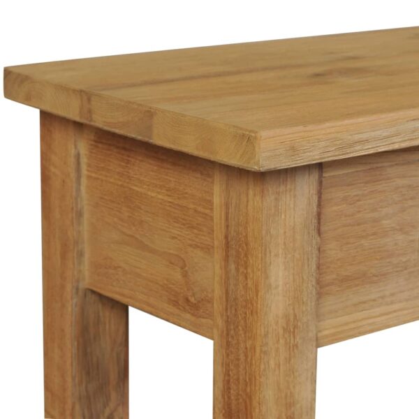 vidaXL Console Table Solid Teak 47.2"x11.8"x31.5" - Image 5