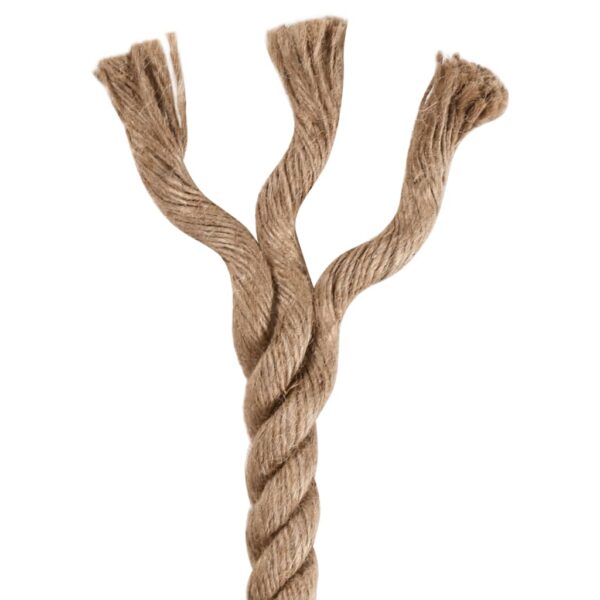 vidaXL Rope 100% Jute 0.2" 19685" - Image 4