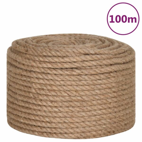 vidaXL Rope 100% Jute 0.4" 3937" - Image 2