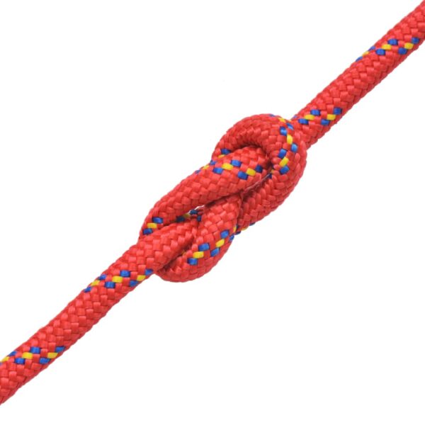 vidaXL Marine Rope Polypropylene 0.31" 3937" Red - Image 2