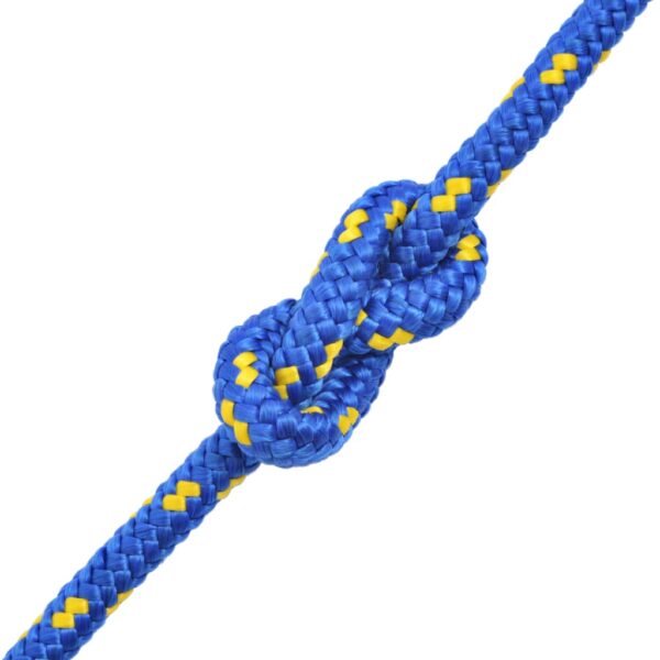 vidaXL Marine Rope Polypropylene 0.31" 3937" Blue - Image 2