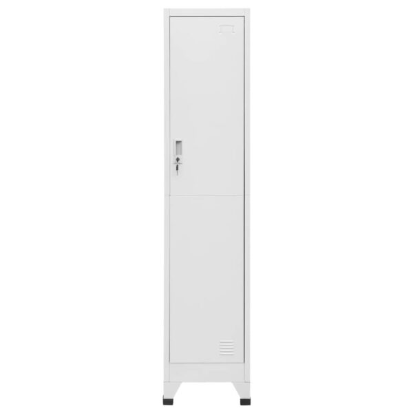 vidaXL Locker Cabinet 15"x17.7"x70.9" - Image 2