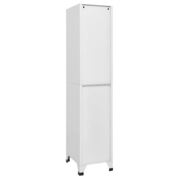 vidaXL Locker Cabinet 15"x17.7"x70.9" - Image 3