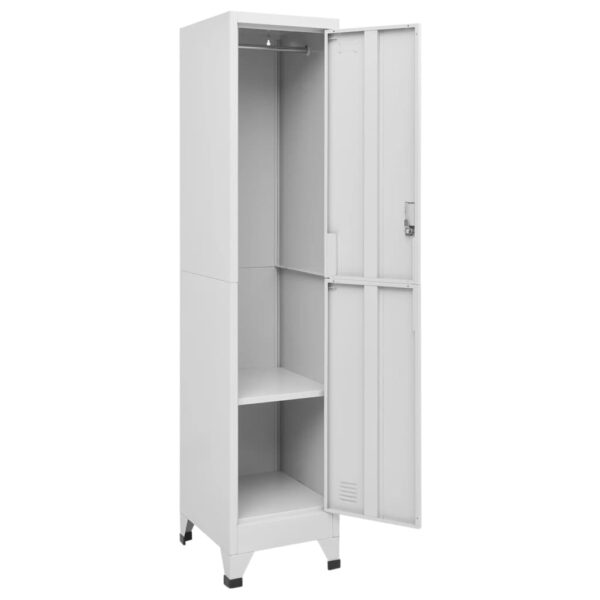 vidaXL Locker Cabinet 15"x17.7"x70.9" - Image 4