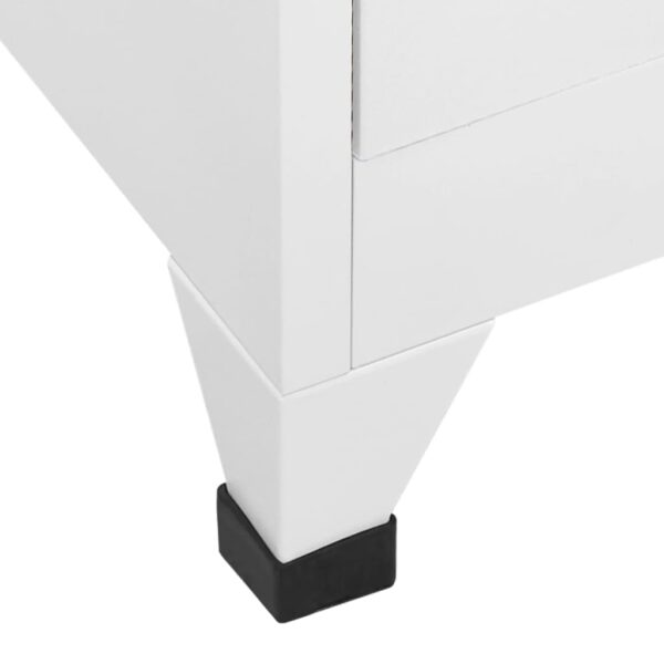 vidaXL Locker Cabinet 15"x17.7"x70.9" - Image 6