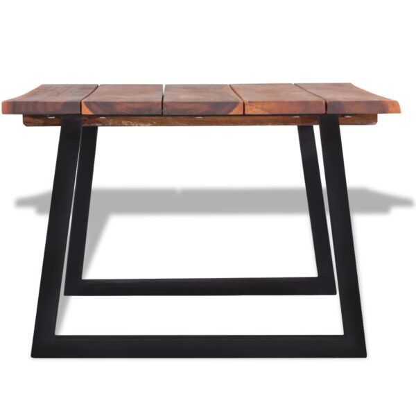 vidaXL Coffee Table Solid Acacia Wood 43.3"x23.6"x15.7" - Image 4